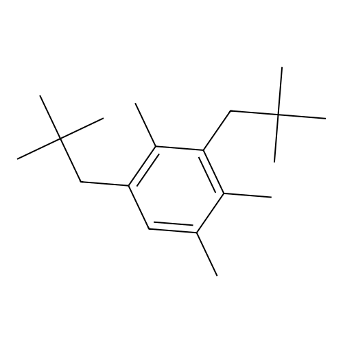 1,2,4-Trimethyl-3,5-dineopentylbenzene structure