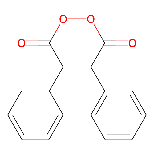 4,5-Diphenyl-1,2-dioxane-3,6-dione structure