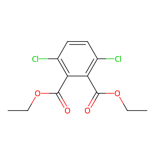 Diethyl 3,6-dichlorophthalate structure