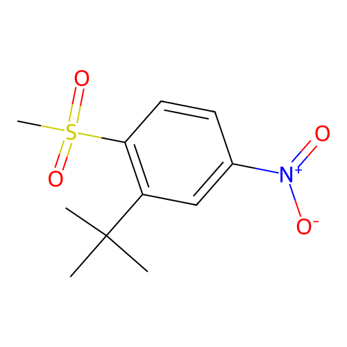 2-Tert-butyl-1-methylsulfonyl-4-nitrobenzene structure