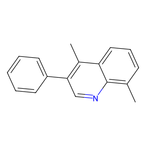 4,8-Dimethyl-3-phenylquinoline structure