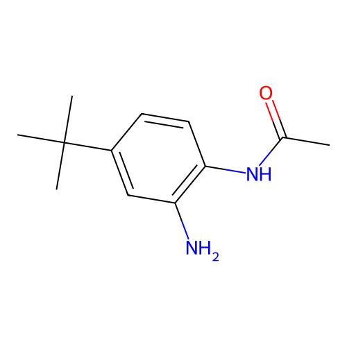 N-[2-amino-4-(tert-butyl)phenyl]acetamide structure