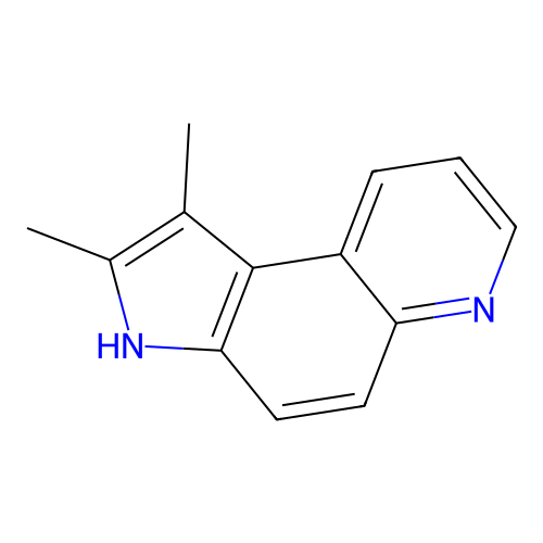 1,2-dimethyl-3H-pyrrolo[3,2-f]quinoline structure