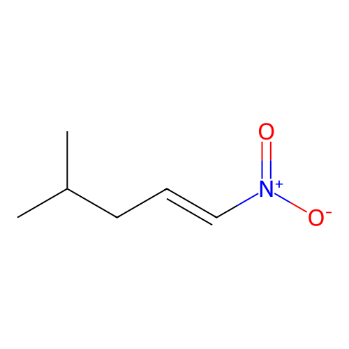(1E)-4-Methyl-1-nitro-1-pentene structure