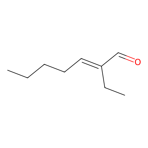 2-Ethyl-2-heptenal structure