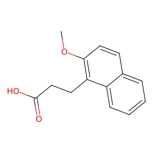 3-(2-methoxynaphthalen-1-yl)propanoic Acid structure