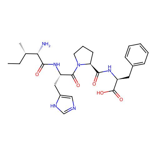 Angiotensin II (5-8), human structure