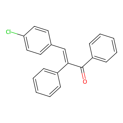3-(4-Chlorophenyl)-1,2-diphenyl-2-propen-1-one structure