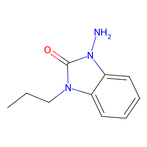 1-amino-3-propyl-1,3-dihydro-2H-benzimidazol-2-one structure