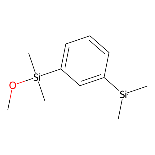 Silane, (3-(dimethylsilyl)phenyl)methoxydimethyl- structure