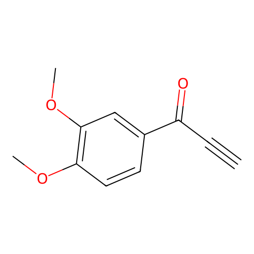 1-(3,4-Dimethoxyphenyl)prop-2-yn-1-one structure