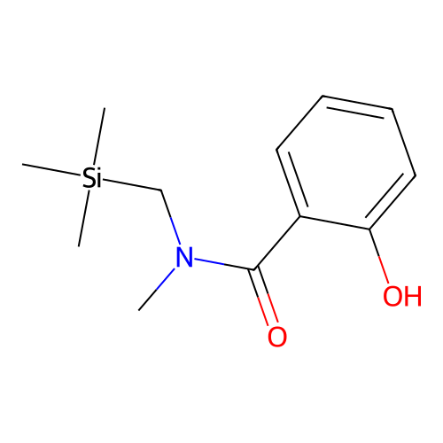2-hydroxy-N-methyl-N-[(trimethylsilyl)methyl]benzamide structure