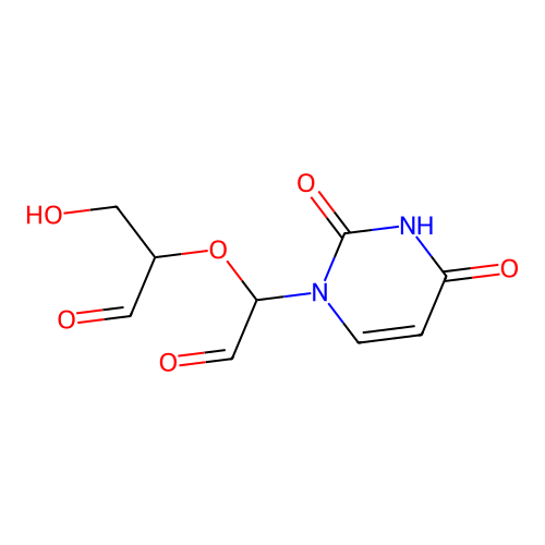 Uridine dialdehyde structure