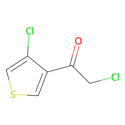 2-Chloro-1-(4-chloro-3-thienyl)-ethanone structure