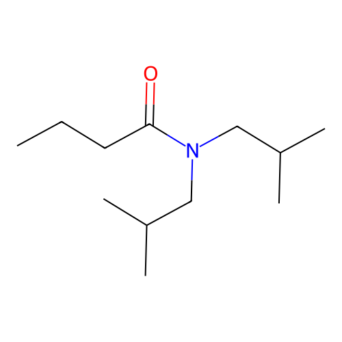 n,n-Bis(2-methylpropyl)butanamide structure