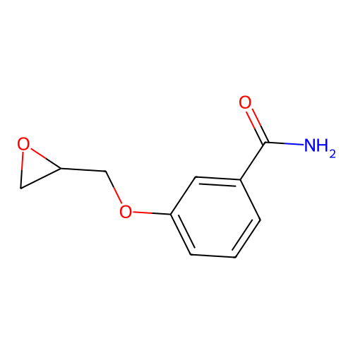 3-(2,3-Epoxy-n-propoxy)benzamide structure