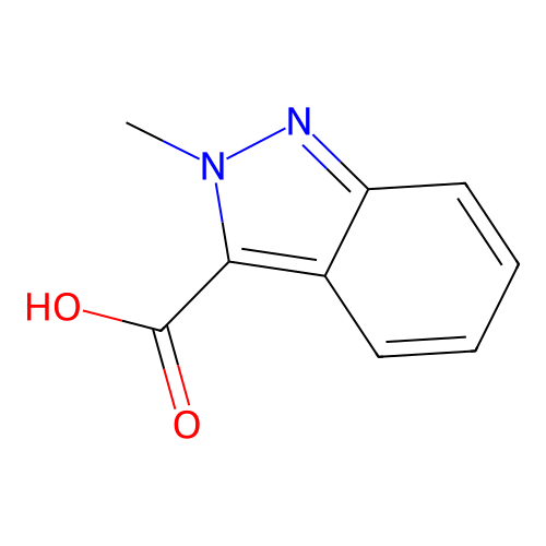 2-Methyl-2H-indazole-3-carboxylic acid structure