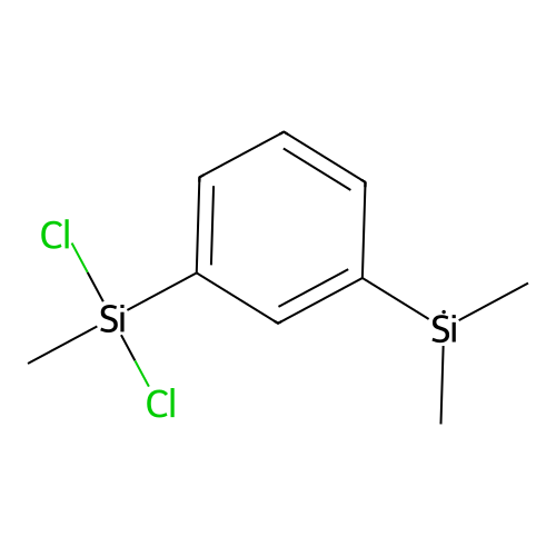 Silane, 1,1-dichloro(3-(dimethylsilyl)phenyl)methyl- structure