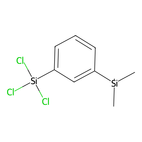 Silane, trichloro(3-(dimethylsilyl)phenyl)- structure