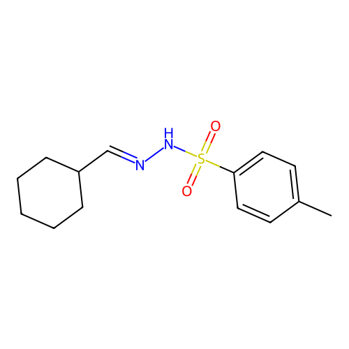 Benzenesulfonicacid,4-methyl-,2-(cyclohexylmethylene)hydrazide structure
