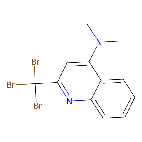 4-Dimethylamino-2-tribromomethylquinoline structure