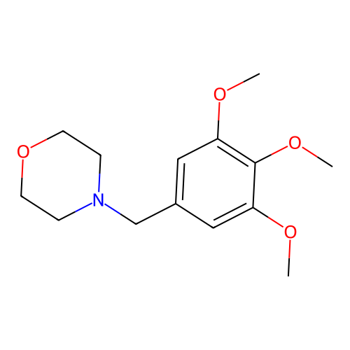 4-(3,4,5-Trimethoxybenzyl)morpholine structure
