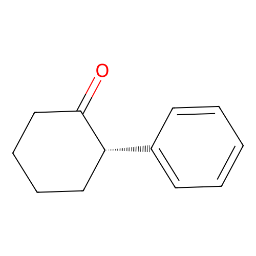 Cyclohexanone, 2-phenyl-, (2S)- structure