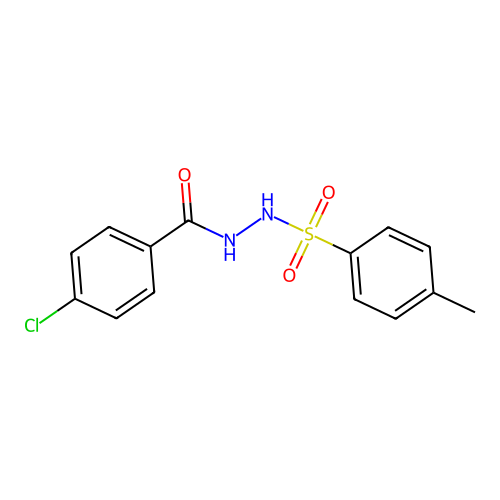 4-Chloro-n'-[(4-methylphenyl)sulfonyl]benzohydrazide structure