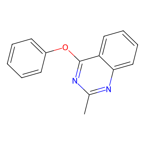 2-Methyl-4-phenoxyquinazoline structure