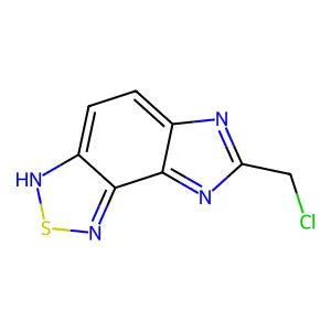7-(chloromethyl)-8H-imidazo[4,5-e][2,1,3]benzothiadiazole structure