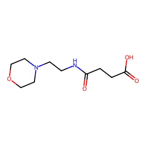 N-[[2-吗啉基]乙基]琥珀酰胺酸 structure