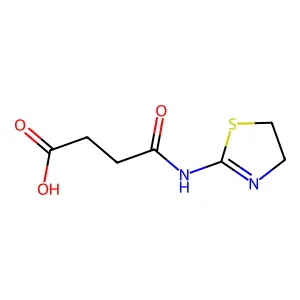4-(4,5-Dihydro-1,3-thiazol-2-ylamino)-4-oxobutanoic acid structure