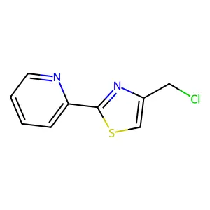 2-[4-(Chloromethyl)-1,3-thiazol-2-yl]pyridine structure