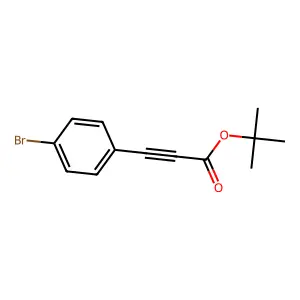 Tert-butyl 3-(4-bromophenyl)prop-2-ynoate structure