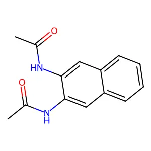 N-(3-acetamidonaphthalen-2-yl)acetamide structure