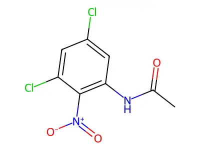 N-(3,5-dichloro-2-nitrophenyl)acetamide structure