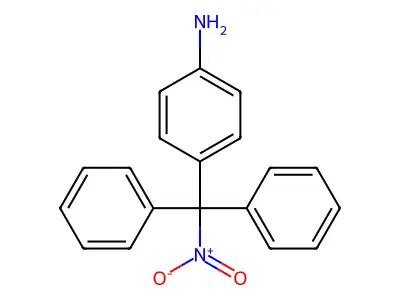 4-[Nitro(diphenyl)methyl]aniline structure