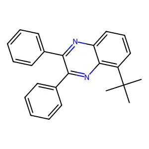 5-Tert-butyl-2,3-diphenylquinoxaline structure