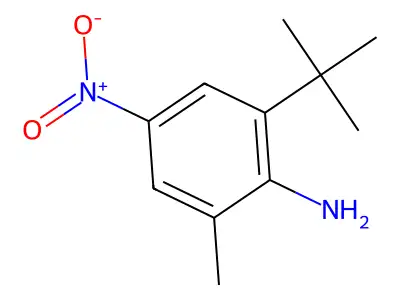 2-Tert-butyl-6-methyl-4-nitroaniline structure