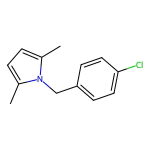 1-(4-Chlorobenzyl)-2,5-dimethyl-1h-pyrrole structure
