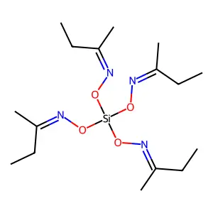 2-Butanone, O,O',O'',O'''-silanetetrayltetraoxime structure
