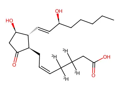 Prostaglandin E2-3,3,4,4-d4 structure
