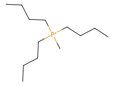 Tributyl(methyl)phosphonium ion structure