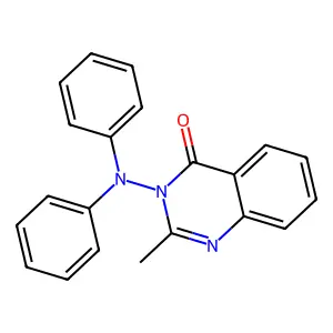 3-(Diphenylamino)-2-methyl-4(3H)-quinazolinone structure
