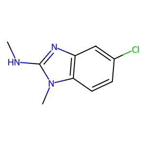 5-Chloro-N,1-dimethyl-1H-benzo[d]imidazol-2-amine structure