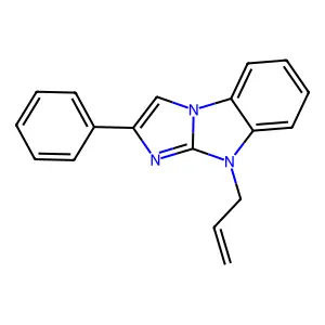 8-Allyl-2-phenyl-8H-1,3a,8-triaza-cyclopenta[a]indene structure