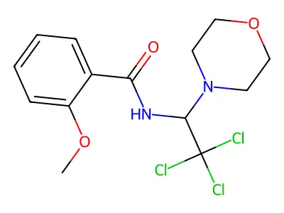 2-methoxy-N-(2,2,2-trichloro-1-morpholin-4-ylethyl)benzamide structure