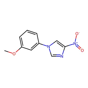 1-(3-methoxyphenyl)-4-nitro-1H-imidazole structure