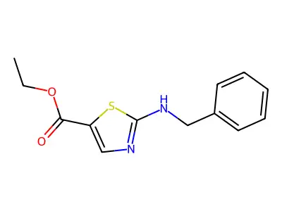 Ethyl 2-(benzylamino)-1,3-thiazole-5-carboxylate structure