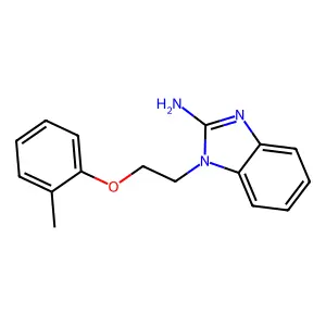 1-(2-(o-Tolyloxy)ethyl)-1H-benzo[d]imidazol-2-amine structure